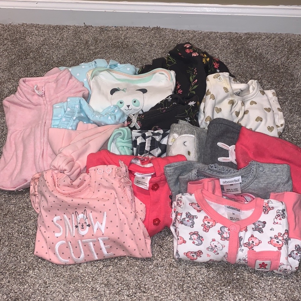 0-3 month clothing lot